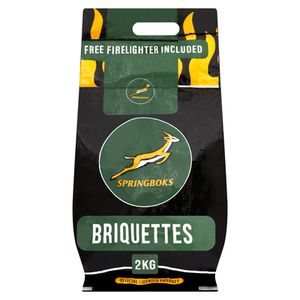 Springboks Briquettes & Free Firelighter 2kg